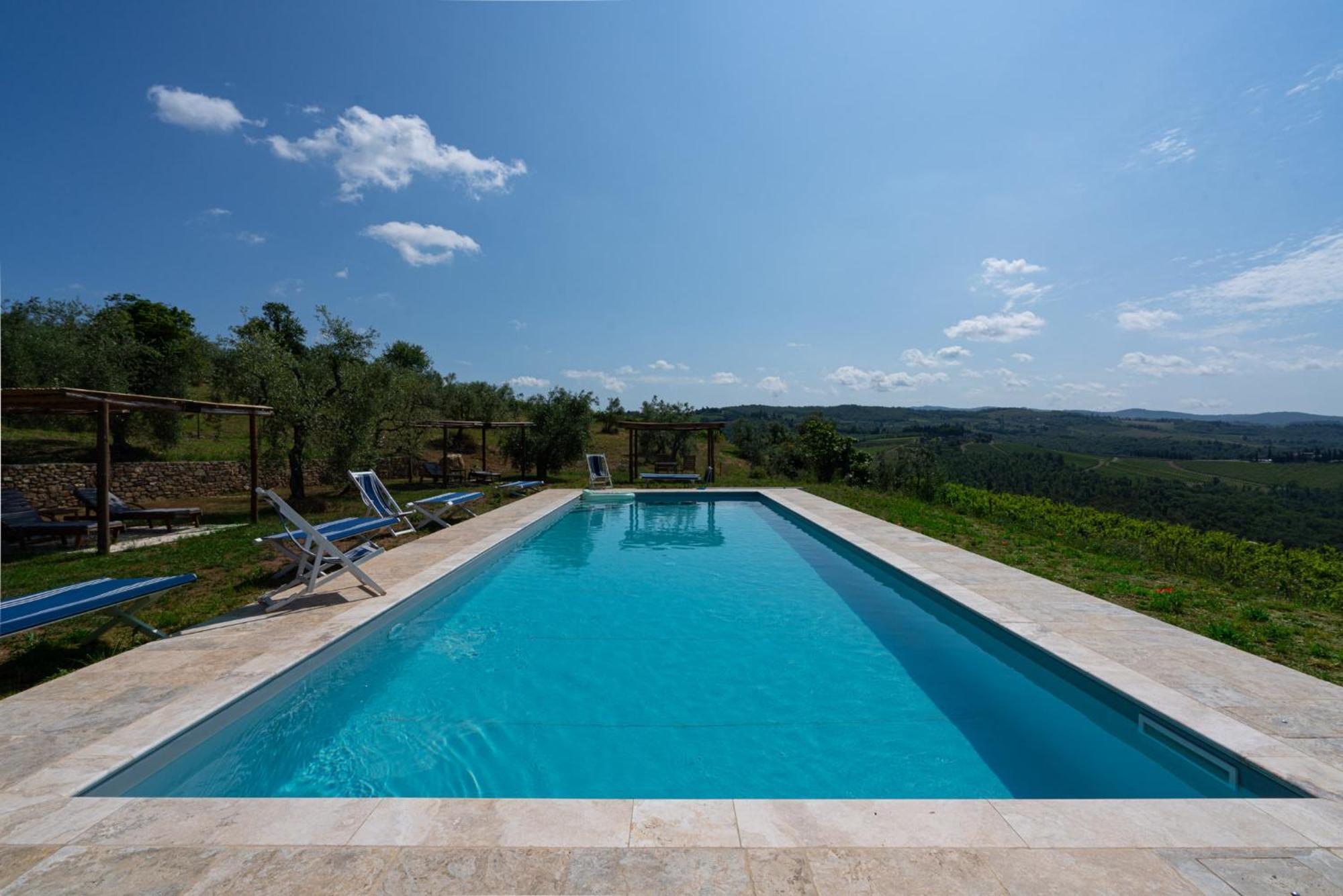 Casa Alta Lägenhet Greve in Chianti Exteriör bild