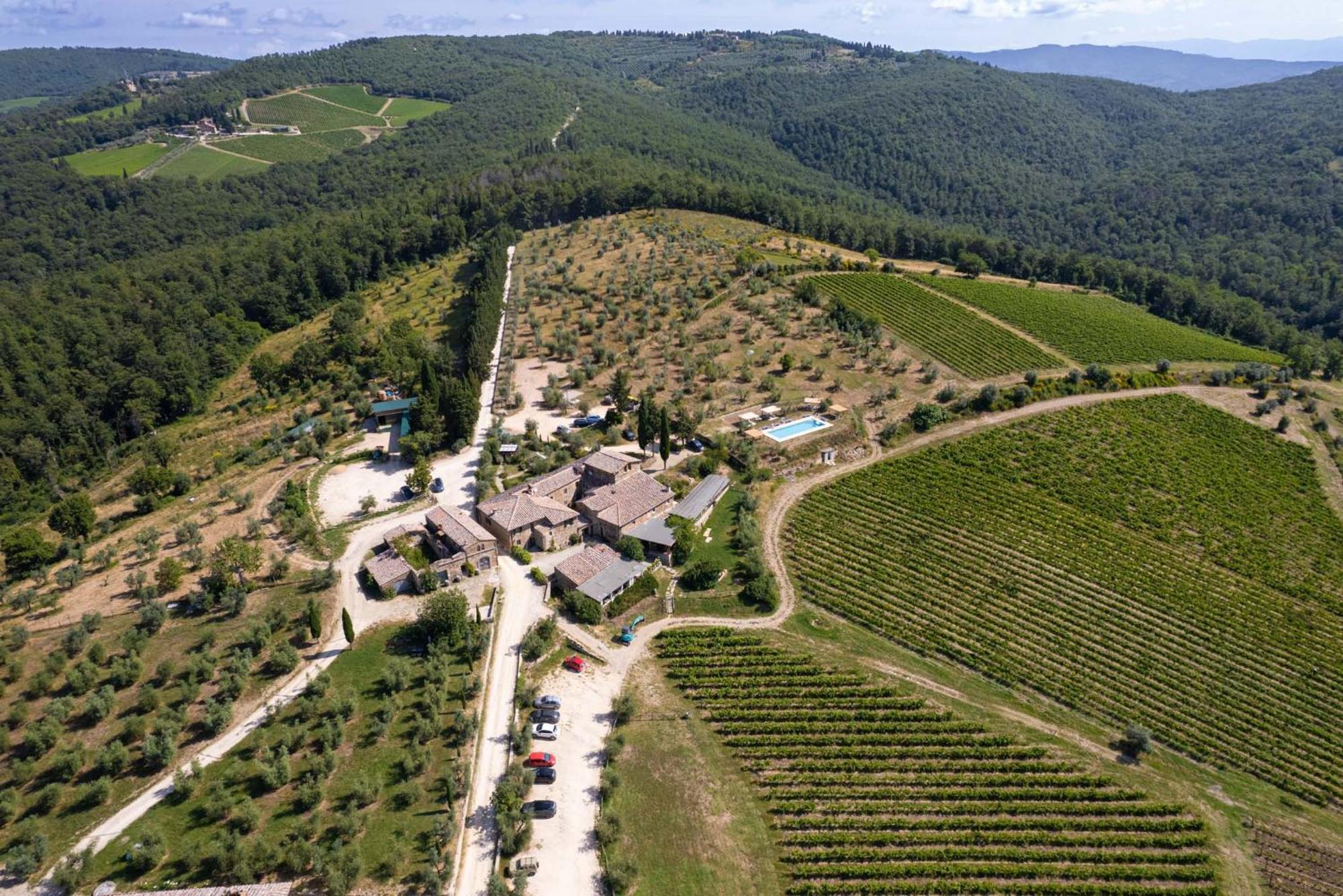Casa Alta Lägenhet Greve in Chianti Exteriör bild
